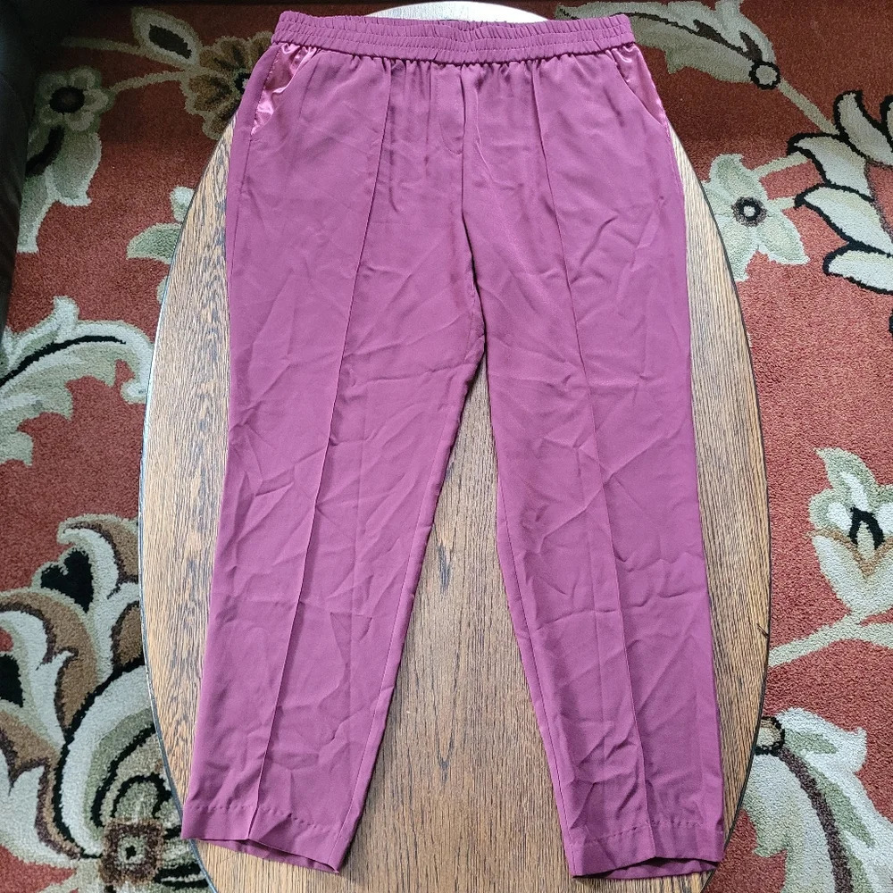 Metaphor Windsor Wine Pull On Trouser Pants Size Women's XL NEW